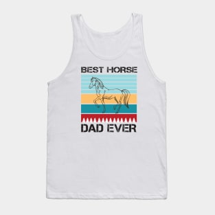 Best Horse Dad Ever Tank Top